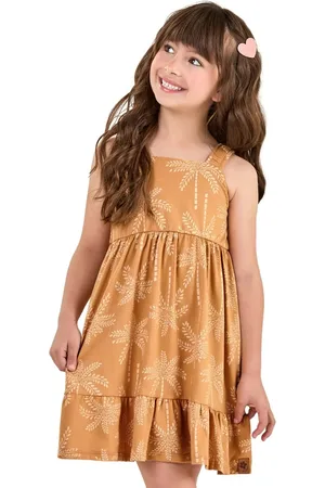 Elian Infantil - Vestido Menina Tropical