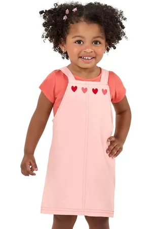 Elian Infantil - Conjunto Menina Vestido Com Corações