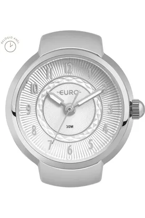 Euro Fashion Relógio Feminino Unique Prata