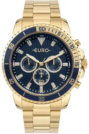 Euro Fashion Relógio Feminino Delux Dourado