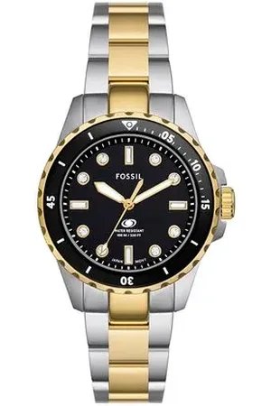 Fossil Relógio Feminino Blue Bicolor