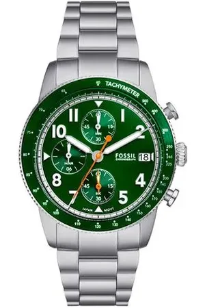Fossil Relógio Masculino Sport Tourer Prata