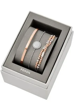 Fossil Pulseira Feminino Bicolor
