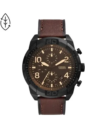 Fossil Relógio Masculino Bronson Preto