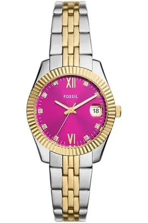 Fossil Relógio Feminino Scarlette Bicolor