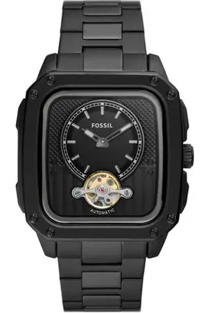 Fossil Relógio Masculino Inscription Preto