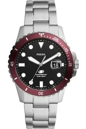 Fossil Relógio Masculino Blue Prata