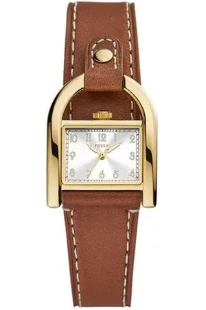 Fossil Relógio Feminino Harwell Dourado