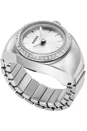 Fossil Relógio Feminino Watch Ring Prata
