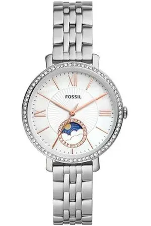 Fossil Relógio Feminino Jacqueline Prata