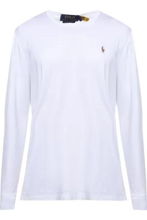 Ralph Lauren Camiseta Manga Longa Em Algodão