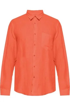 Vilebrequin Camisa Caroubis Em Linho