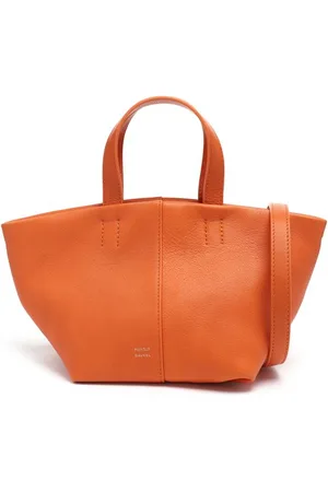 Mansur Gavriel Bolsa Mini Tulipano Arancio Em Couro