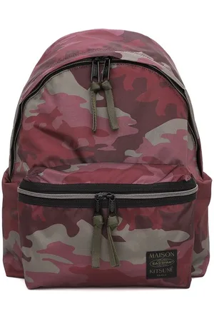 Maison Kitsuné Mochila Mkxeastpak Printed Padded Backpack