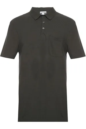 James Perse Camisa Polo Em Algodão Com Bolso