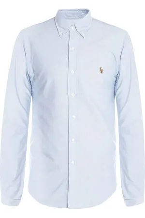 Ralph Lauren Camisa Manga Longa Oxford Custom Fit