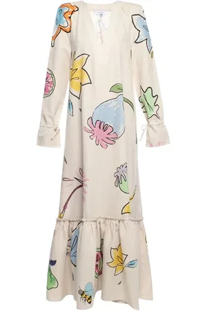 MIRA MIKATI Vestido Longo Estampado