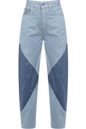 Ganni Calça Cutline Bleach Stary