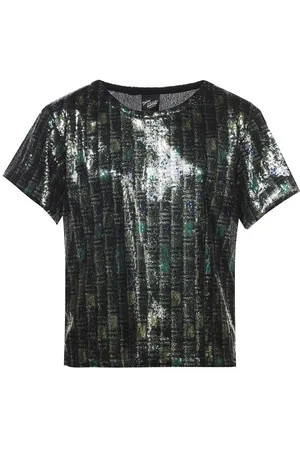 Mimi Liberte Camiseta Manga Curta Bordada