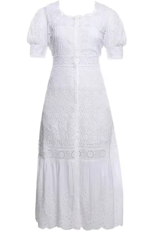 LOVESHACKFANCY Vestido Helena Midi