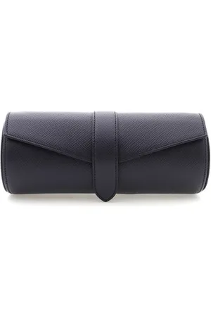 SMYTHSON Estojo Para Jóias E Relogios Em Couro 7x20cm