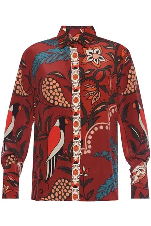 JOHANNA ORTIZ Camisa Old French Tune Em Seda