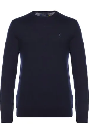 Ralph Lauren Suéter Slim Fit Em Lã Merino