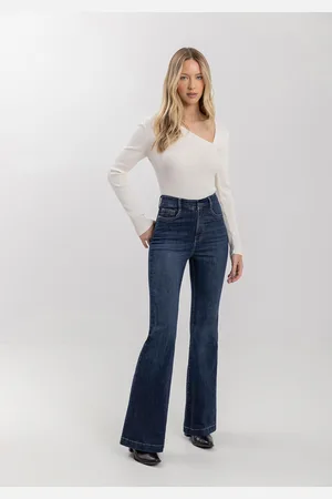 LEZ A LEZ Calça Flare Com Cintura Alta E Tecnologia Contour