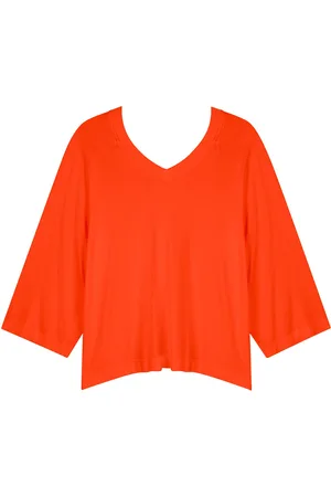 LEZ A LEZ Blusa Ampla Com Mangas Médias E Decote Em V