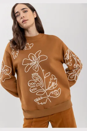 LEZ A LEZ Blusão Em Moletom Com Bordados Em Alto Relevo