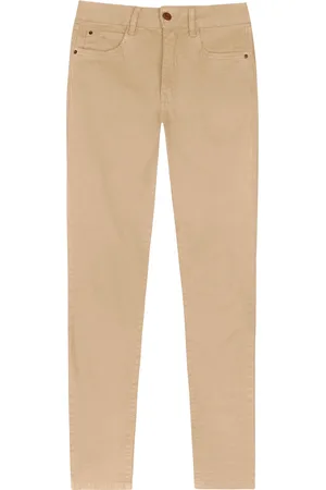 LEZ A LEZ Calça Skinny De Cintura Alta Em Sarja Com Elastano