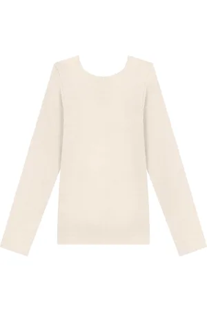 LEZ A LEZ Blusa Básica De Mangas Longas Seamless