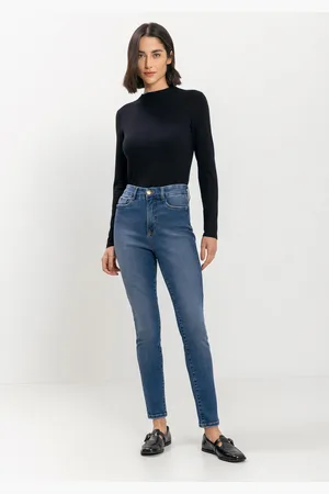 LEZ A LEZ Calça Skinny Contour Com Bolsos E Elastano