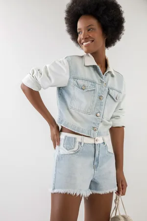 LEZ A LEZ Shorts Comfort com Cintura Baixa