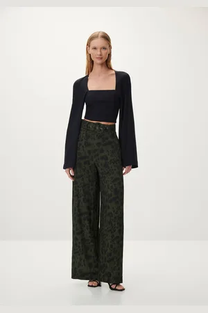 LEZ A LEZ Blusa Manga Longa Flare com Decote Quadrado