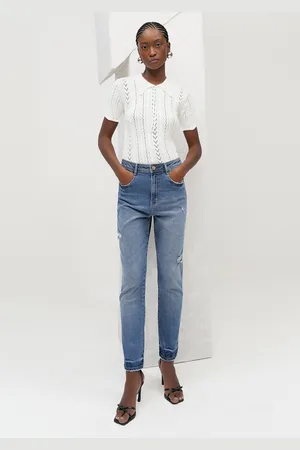 LEZ A LEZ Calça Mom Comfort Cintura Alta Cropped
