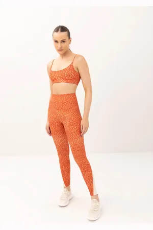 LEZ A LEZ Calça Legging Estampada MOVE Fitness Cintura Alta