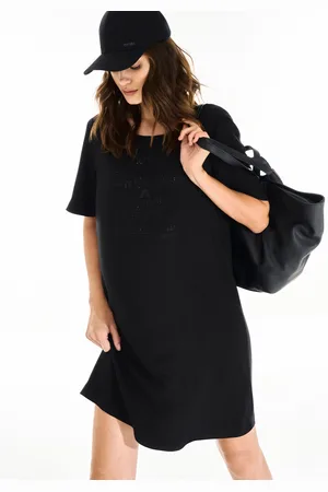 LEZ A LEZ Vestido Curto MOVE Fitness em Viscose com Strass