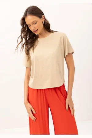 LEZ A LEZ T-shirt Presenteável em Malha Prime com Strass Liner