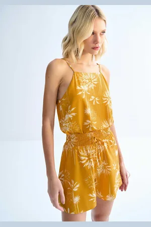 LEZ A LEZ Blusa Halter Neck em Viscose Lurex Estampada