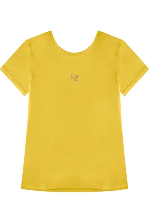 LEZ A LEZ Blusa T-shirt De Mangas Curtas Em Algodão Com Assinatura