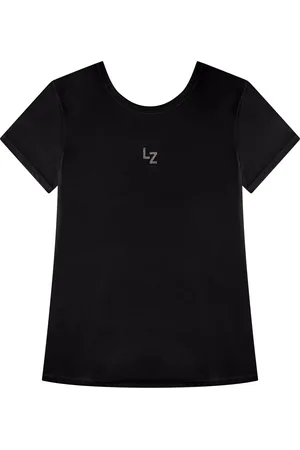 LEZ A LEZ Blusa T-shirt De Mangas Curtas Em Algodão Com Assinatura