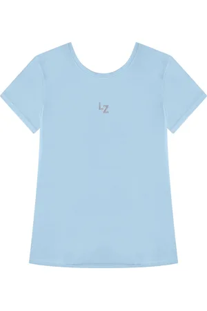 LEZ A LEZ Blusa T-shirt De Mangas Curtas Em Algodão Com Assinatura