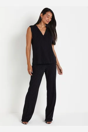 Liz Calça Pantalona Risca de Giz 20355 Risca De Giz 40