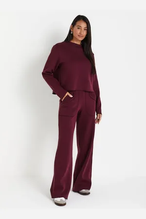 Liz Calça de Moletom Wide Leg 20600 Cherry 38