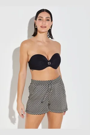 Liz Shorts Resort Tricot Like Estampado 15753 Art Deco 42