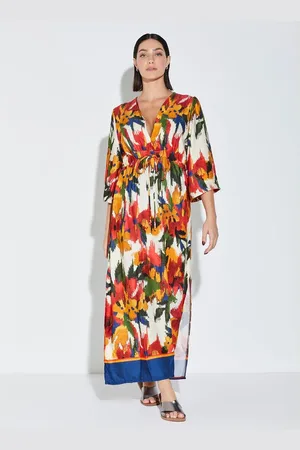 Liz Vestido de Praia Longo 15608 Florale G