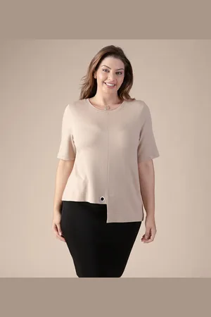 Liz Blusa Assimétrica Manga Curta 21160