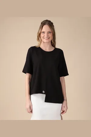 Liz Blusa Assimétrica Manga Curta 21160