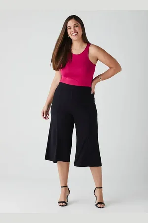 Liz Calça Pantacourt Canelada 20550 Super Black M